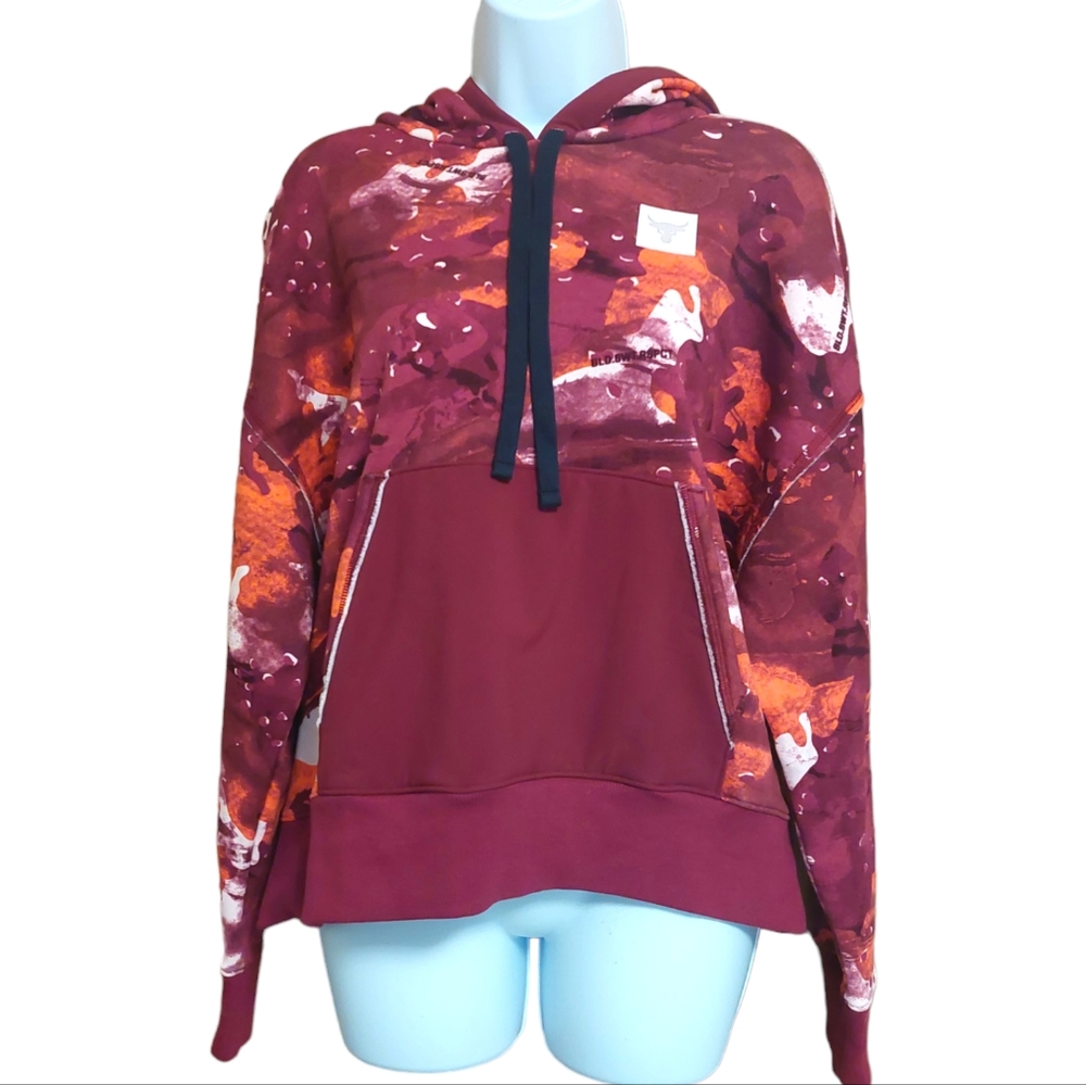 Under Armour Project Rock printed hoodie